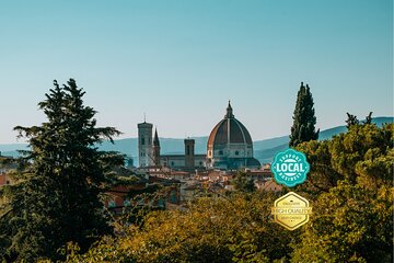 Hiking Florence Tuscany hills with lunch & wine