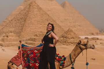 Giza pyramids ,Sphinx , camel ride, quad bike , Local bazaars and felucca ride 
