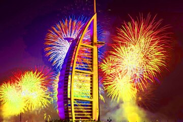 Dubai Marina New Year's Eve Cruise - 2025 Burj Al Arab Fireworks