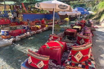 Excursion valley of Ourika and waterfalls and berber village