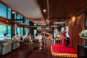 Hanoi : TOP Ha Long Bay 5-star Cruise with Buffet & Live Music