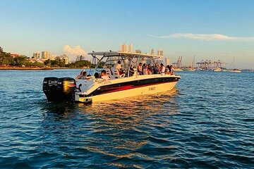 Cartagena Bay tour with open bar included.