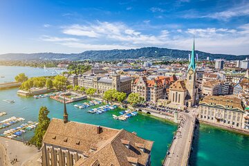 Private transfer from Geneva to Zurich, 2h stop in Montreux