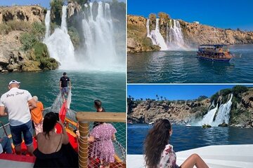 Lower Düden Waterfall Boat Cruise Tour With Lunch and Drinks