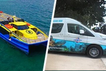 Cancun–Isla Mujeres: Ferry Round-Trip + Hotel Transfer