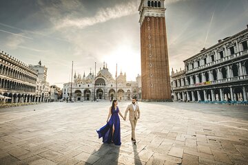 Iconic Elegance: Professional Photoshoot at St. Mark's Square