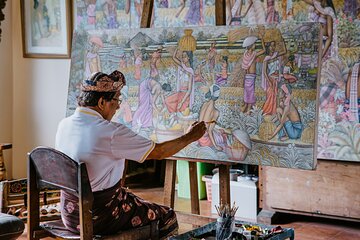 Silver Class & Ubud Art Tour: Wood, Painting, Batik Villages