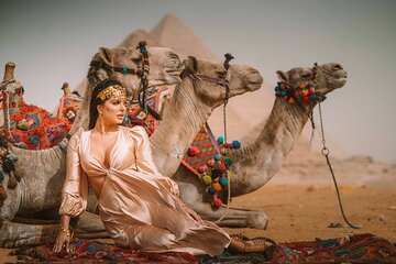 2 Hours Luxury Private Pyramids Photoshoot In Giza