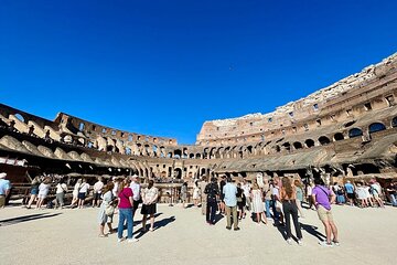 Colosseum, Forum, Palatine Hill with Arena Access and Audio Guide