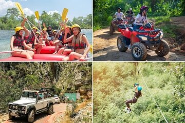 Köprülü Canyon Combo Rafting Buggy Quad Jeep Zipline From Alanya