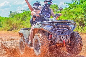 Punta Cana: Amazing ATV Adventure Private Road & Beach W/ PickUp