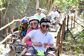 ATV, Ziplines and Cenote from PLAYA DEL CARMEN 