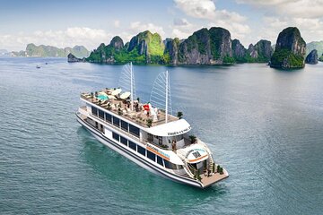 Hanoi : 5 Star Cruise Ha Long Bay Tour with Traditional Music