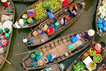 From HCM: 2-Day Mekong Floating Market with Cooking & Bike Ride