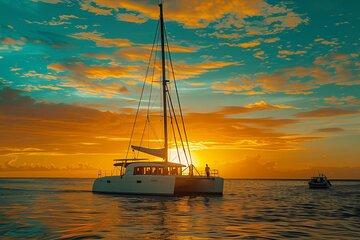 Costa Rica Private Sunset Cruise Beaches Snorkeling and Open Bar