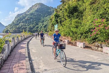 Hanoi to Cat Ba Island & Lan Ha Bay 5-Star Day Cruise with Biking