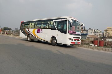 Kathmandu to Pokhara by Sofa Seat Tourist Bus with Hotel Pickup