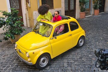 Classic Fiat 500 Rental in Rome
