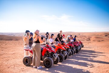 Quad Camel Ride and Dinner Show in Agafay