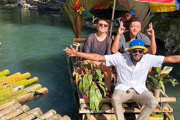 Private Bamboo Rafting with limestone foot message - Montego Bay 