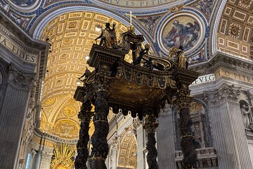 Vatican City St Peter's Basilica With Holy Doors