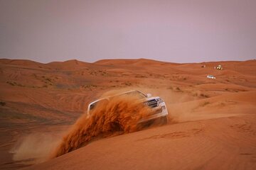Red Dunes Desert Safari 4x4 Pickup & Drop, Camel Ride BBQ & Shows