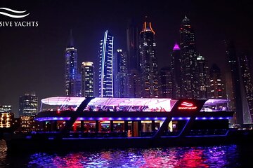 Dubai Marina Dinner Cruise with Live Music and Open Bar