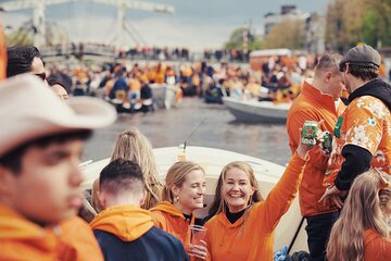 Amsterdam King’s Day Boat Party with Unlimited Drinks 2025