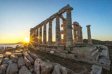 Sunset - Temple of Poseidon Half Day Private Tour