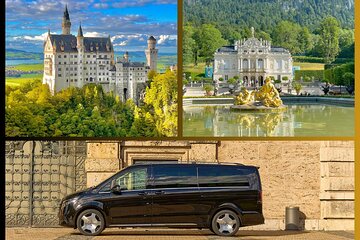 Neuschwanstein Castle and Linderhof Tour with Tour Guide Private