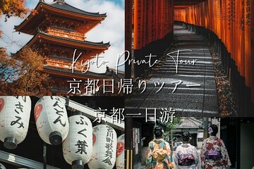 Kyoto Private Customizable Sightseeing Tour(from Osaka)