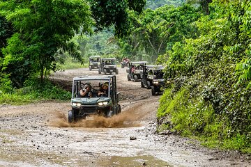 Side by side/rzr in the mountain, waterfull and tequila tasting