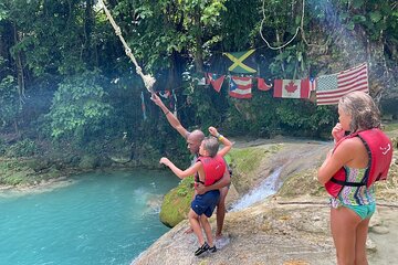 Blue Hole and Tubing Combo Tour from Montego Bay 