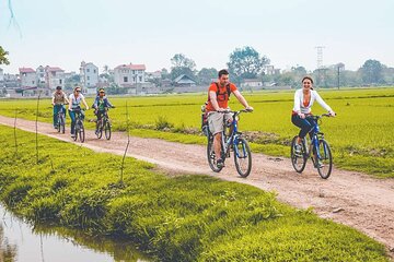 Deluxe Hanoi Tour, Ancient Villages, Pottery Class, Train Street