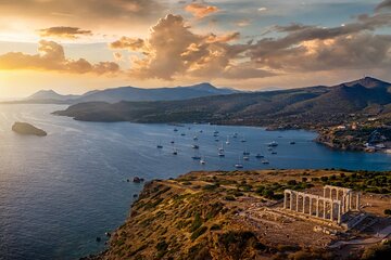 Athens: Sunset at Cape Sounio & Beach Break