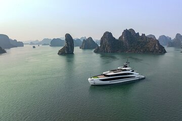 Luxury Day Cruise into Halong and Lan Ha Bay from Hanoi