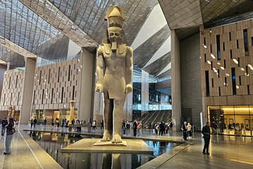 Grand Egyptian Museum and Nine Pyramids of Giza With Ride Camel