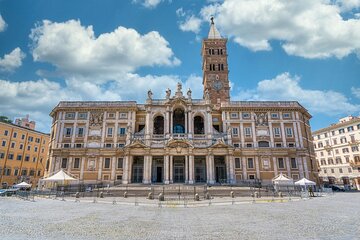 Roma Saint Maria Major Basilica Official Entry With Dome