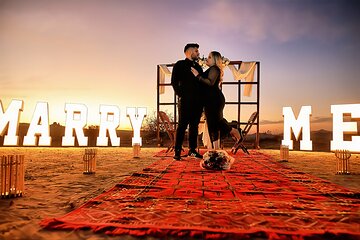 Wedding Proposal and Photoshoot with Hot Air Balloons