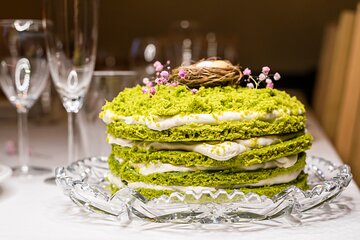Vegetarian Traditional Bohemian Dinner in Home Restaurant 