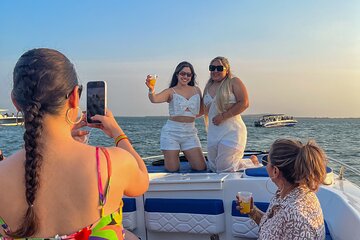 Boat Party with Music Games and Bar Outdoors in the Bay