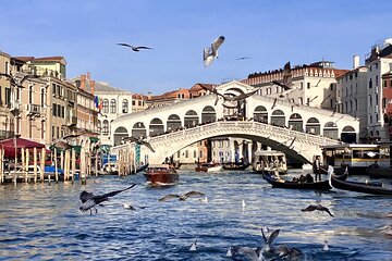 Venice at a glance via San Marco, Canal Grande and Rialto