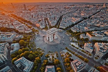Arc de Triomphe & 24H Batobus Hop-on Hop-off Seine River Cruise