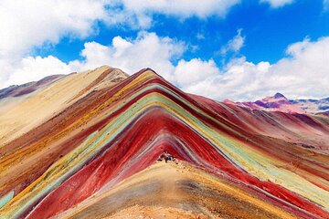 The colors of the Andes:The Rainbow Mountain.