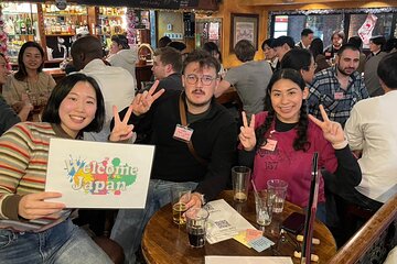 Meet Locals and Japanese Speaking Experience at British Pub Osaka