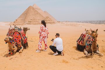 Giza Pyramids Tour with Lunch and Camel Ride from Cairo or Giza
