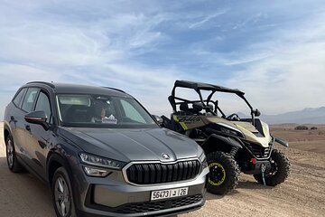 Agafay Desert Luxury Tour with Buggy, Camel and Diner Show