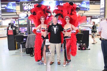 Private Las Vegas Showgirls Meet and Greet at Harry Reid Airport