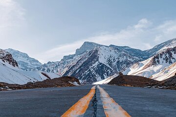 Full day in the Andes Aconcagua Potrerillos high mountain 