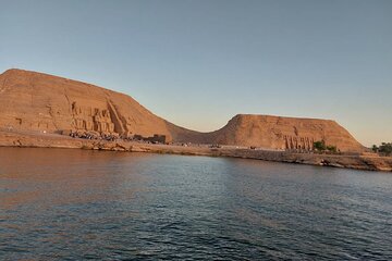 From aswan private to Abu Simbel with entrance tickets and guide